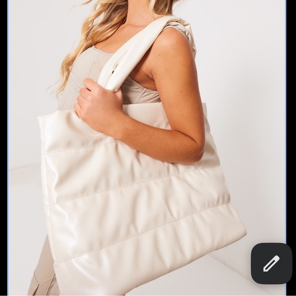 Elegant Cream Tote Bag